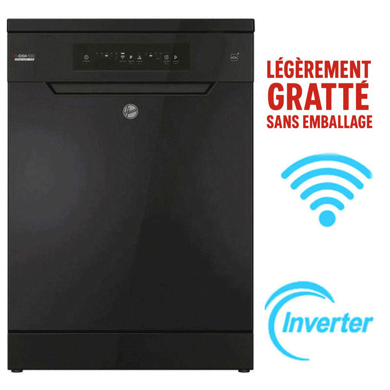 Lave vaisselle Inverter Hoover HF3C7L0B-80 13 Couverts  - Noir