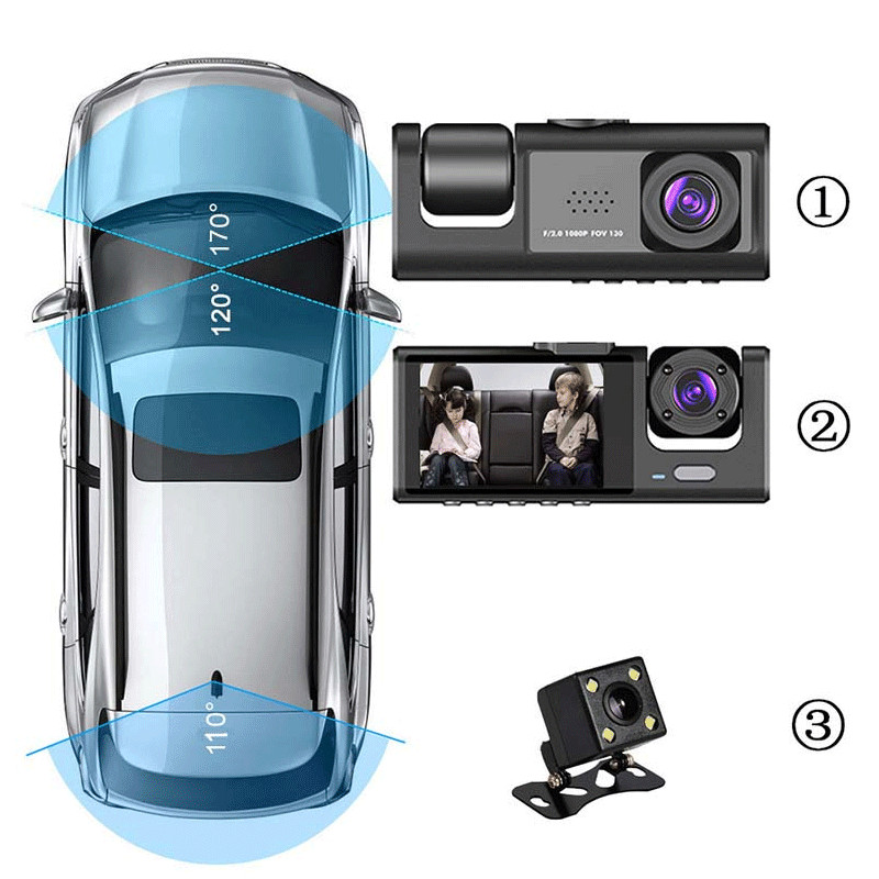 Caméra Voiture Avec Support BLack Box Noir en Tunisie