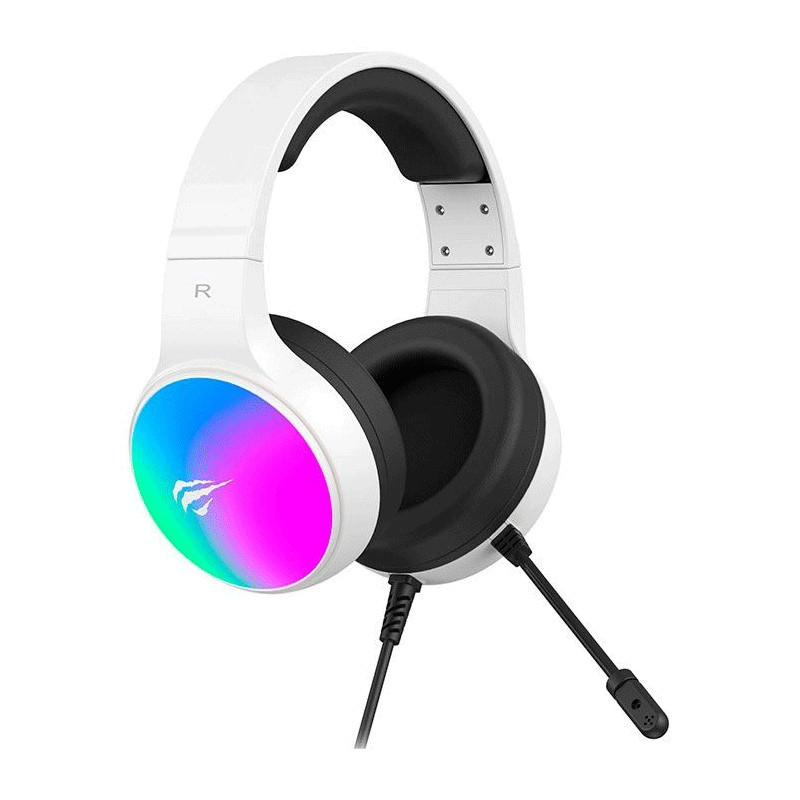 Casque Gaming Filaire Havit H2043U Blanc en Tunisie
