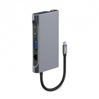 Hub USB Havit 4001 Type C 7en1 Gris EN Tunisie