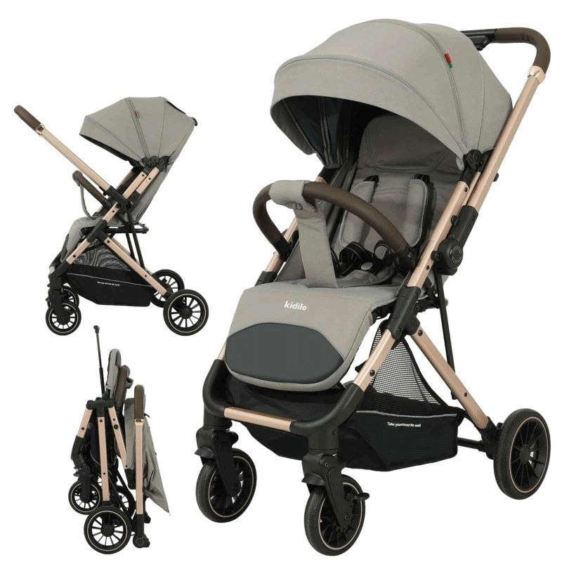 Poussette Bébé Kidilo Mini 6530 Gris en Tunisie