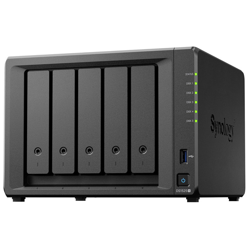 Serveur NAS Synology DiskStation DS1525+ 8Go 5 Baies en Tunisie