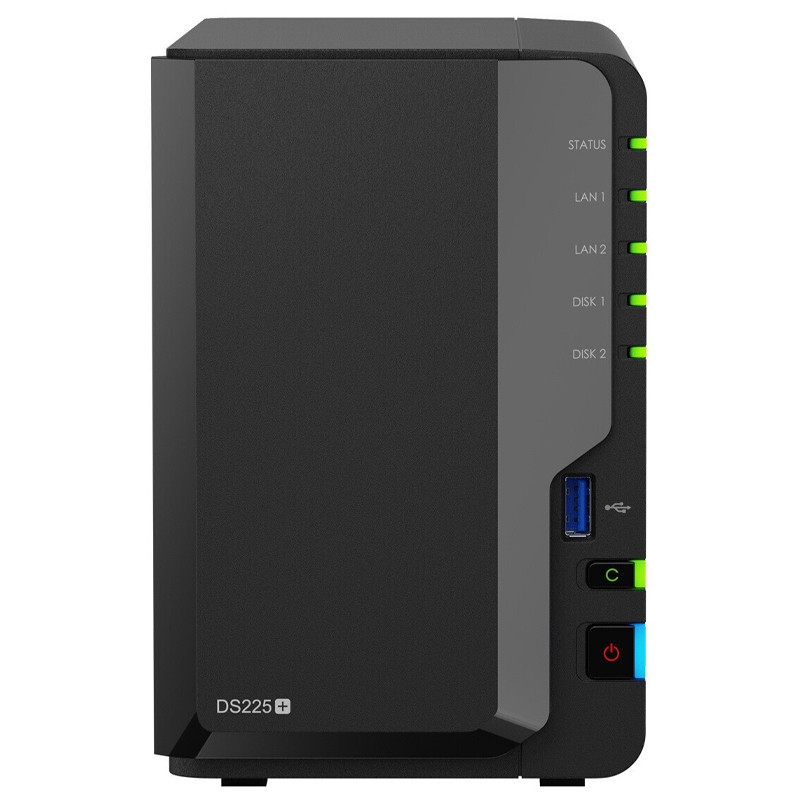 Serveur NAS Synology DiskStation DS225+ 2Go 2 Baies en Tunisie