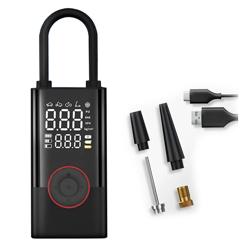 Compresseur Électrique Portable FCG 2200mAh Noir