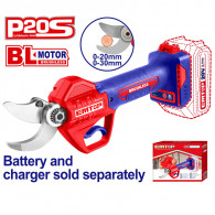 Sécateur Electrique Emtop ELSL20305 20V Rouge en Tunisie