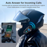 Casque Bluetooth Pour Moto Q28-2X FCG + Caméra Et Enregistreur De Conduite + Interphone Sans Fil Noir En Tunisie