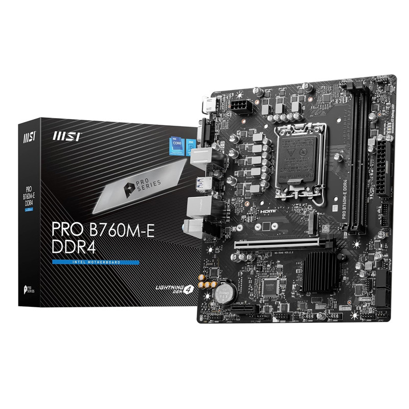 Carte Mère MSI Pro B760M-E DDR4 LGA 1700 En Tunisie
