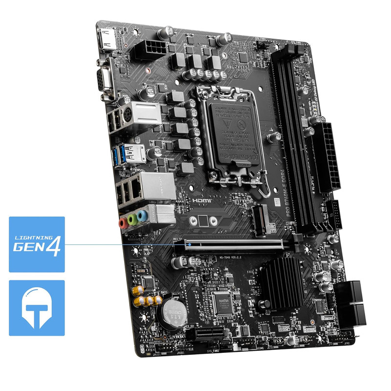 Carte Mère MSI Pro B760M-E DDR4 LGA 1700 En Tunisie