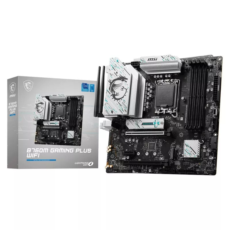 Carte Mère MSI B760M Gaming Plus Wifi DDR5 LGA 1700 En Tunisie