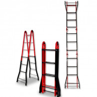 Echelle Pliable 6 Marche Noir en Tunisie