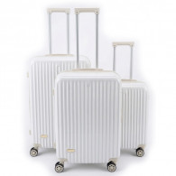 Set De 3 Valises Hund Red HR01 Blanc en Tunisie