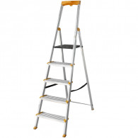 Escabeau Pliable 4 Marches Gris en Tunisie