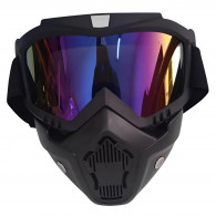 Masque Complet Pour Moto FCG Visière Fumer Noir en Tunisie