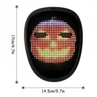 Masque Transformable LED FCG Noir en Tunisie