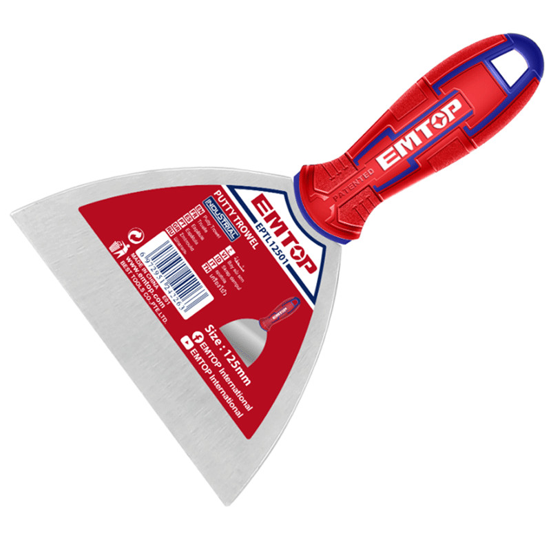 Couteau à Mastic Emtop EPTL12501 125 mm Silver