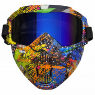 Masque Complet Pour Moto FCG Multi Couleur en Tunisie