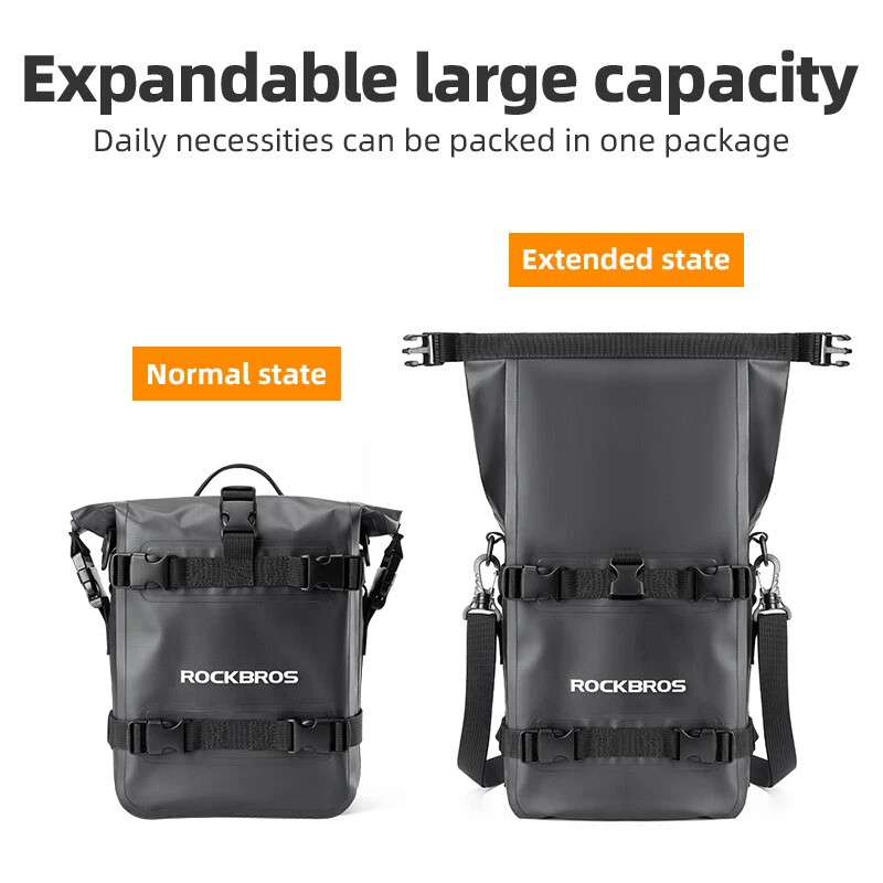 Sacoche Latérale De Moto ROCKBROS Noir En Tunisie