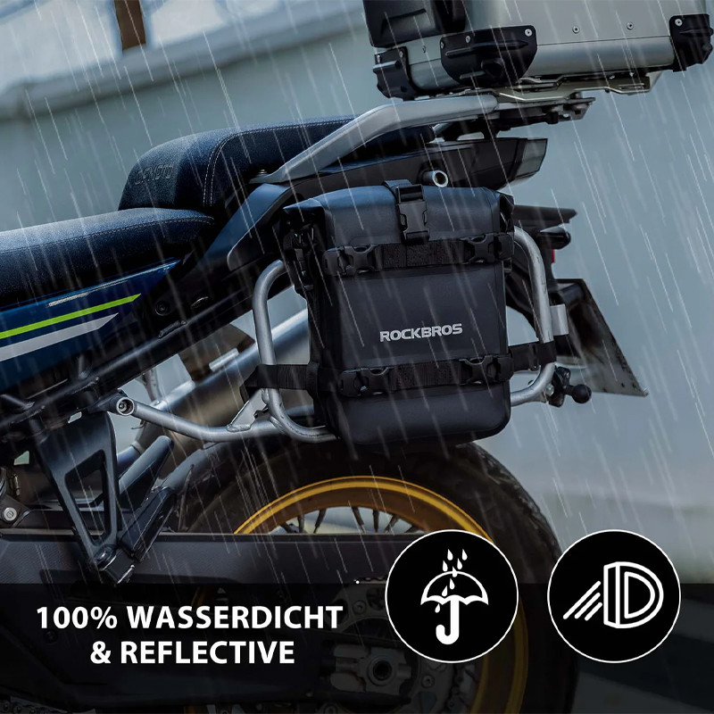Sacoche Latérale De Moto ROCKBROS Noir En Tunisie