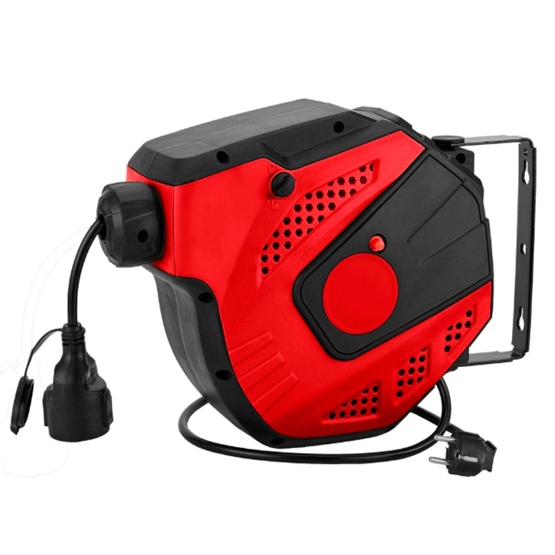 Enrouleur De Câble Emtop EMEZ2515 15m Rouge