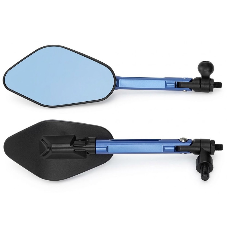 Rétroviseur Universel Moto Kawazaki Mo 2030 Bleu en Tunisie