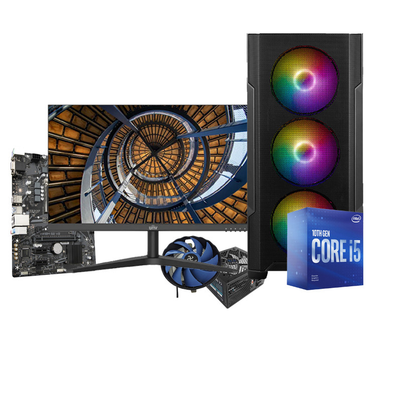 Pc De Bureau Gamer Streamer i5 10Gén 16Go 256Go SSD RTX 2060