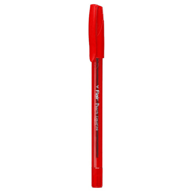 Stylo a Bille Peach Cristal Flair 1mm Rouge