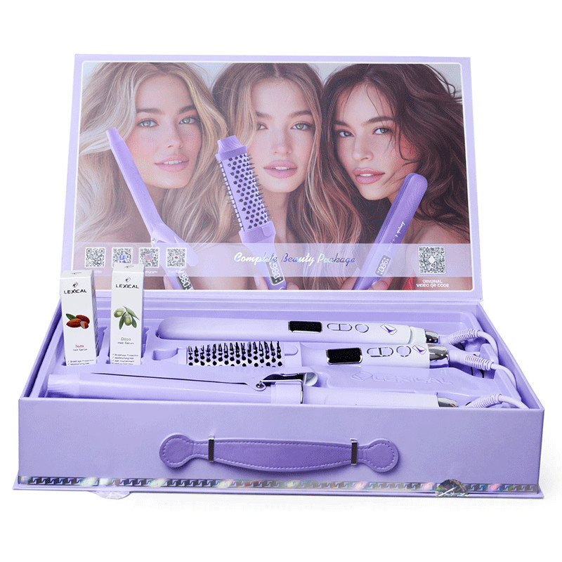 Brosse Soufflante 5en1 Lexical LGW-5815 75W Violet en Tunisie