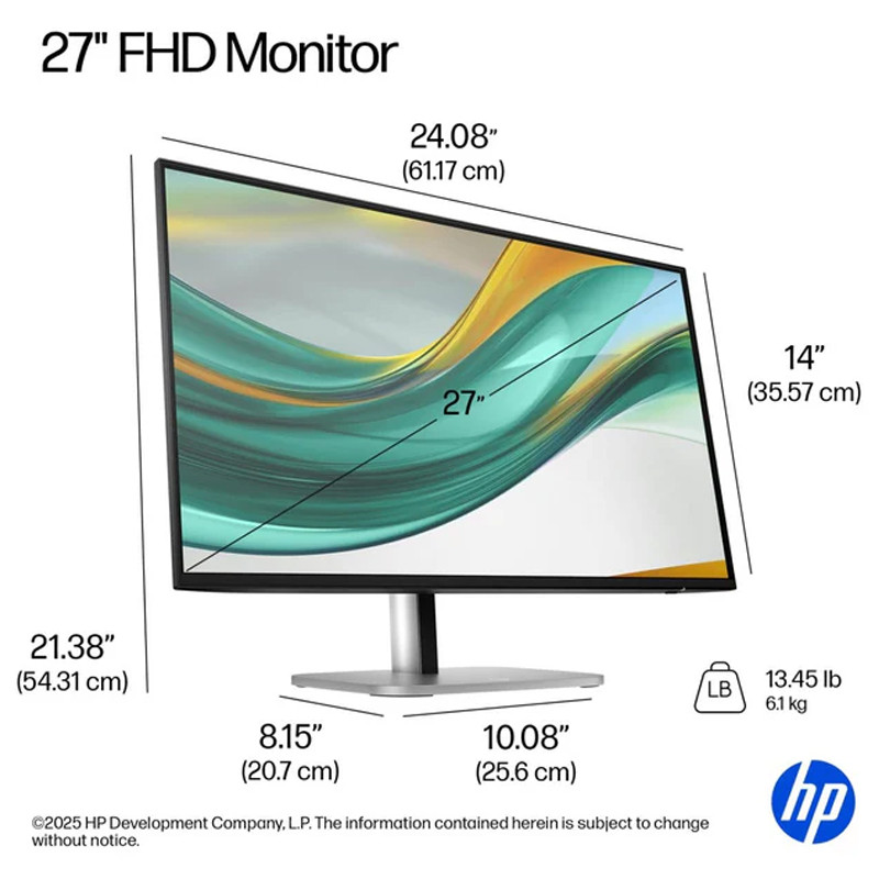Ecran HP Serie 5 Pro 527PF 27'' Full HD 120Hz IPS Noir en Tunisie