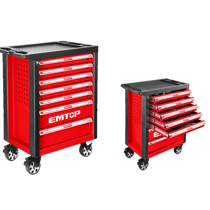 Servante à Outils 7 Tiroirs Emtop ETCS0702 Rouge