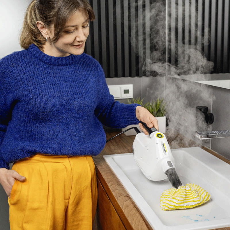 Nettoyeur à Vapeur Kärcher SC1 Multi 1300W Blanc en Tunisie