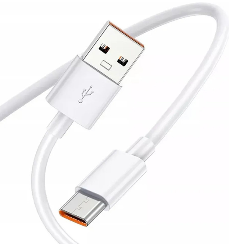 Câble Chargeur Xiaomi Type-C  6A  Blanc En Tunisie
