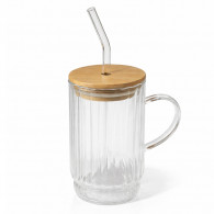 Tasse Avec Couvercle Et Paille En Verre En Tunisie