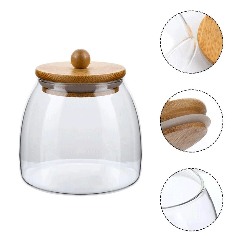 Boîtes à Épices En Verre 500ml Transparent en Tunisie