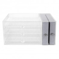 Coffret à Bijoux Avec 5 Tiroirs Transparent en Tunisie