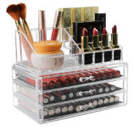 Rangement De Maquillage 3 Tiroirs Transparent en Tunisie