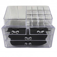 Rangement De Maquillage 4 Niveaux Transparent en Tunisie