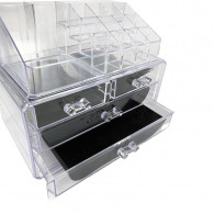 Rangement De Maquillage 4 Niveaux Transparent en Tunisie