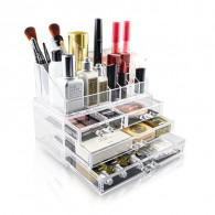 Rangement De Maquillage 4 Niveaux Transparent en Tunisie