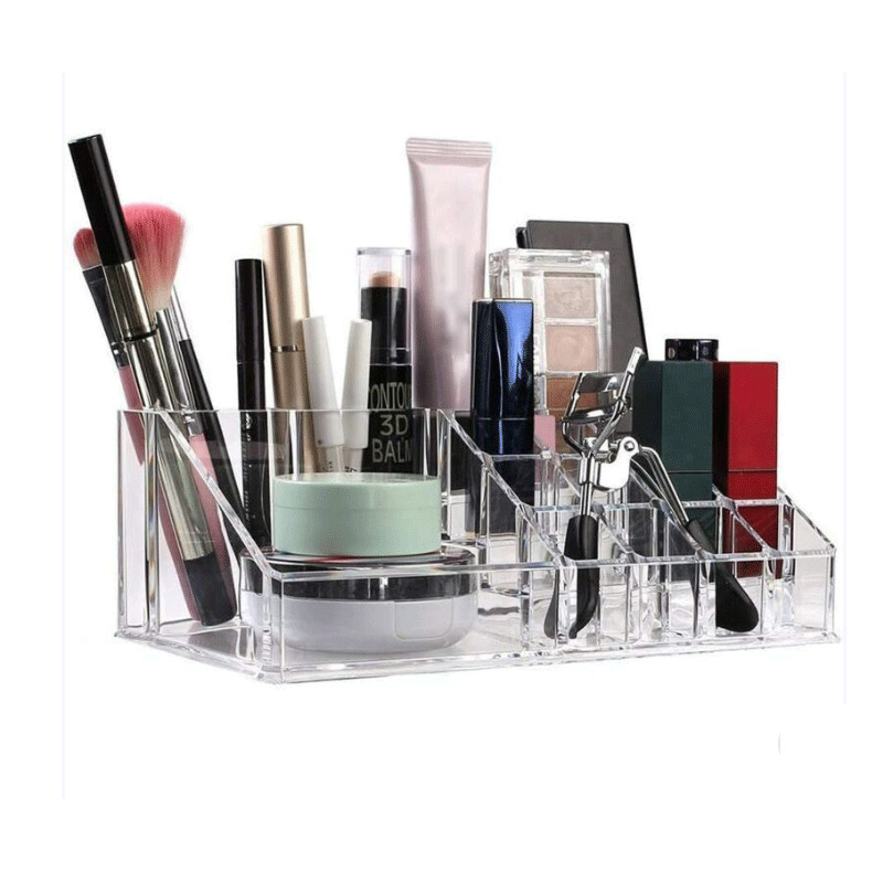Rangement De Maquillage Ouvert Transparent en Tunisie
