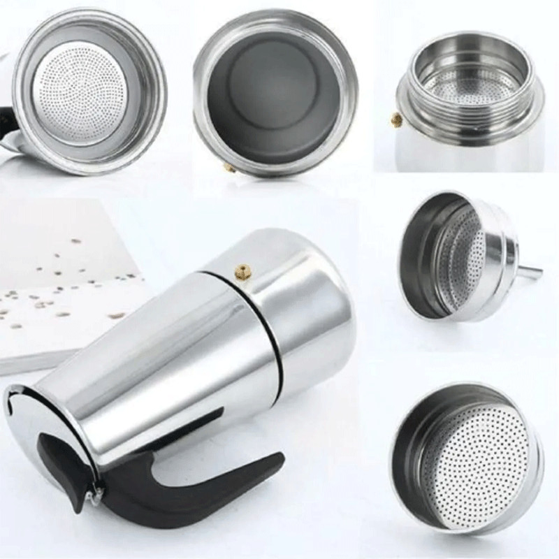 Cafetière Italienne 300ml Inox en Tunisie