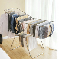 Sèche Linge Pliable En Aluminium Silver en Tunisie