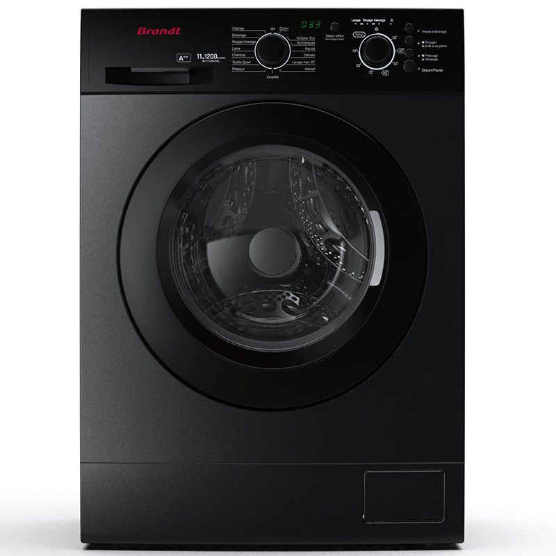 Machine à Laver Frontale Brandt BLF1120SDBL 11Kg Dark Silver en Tunisie
