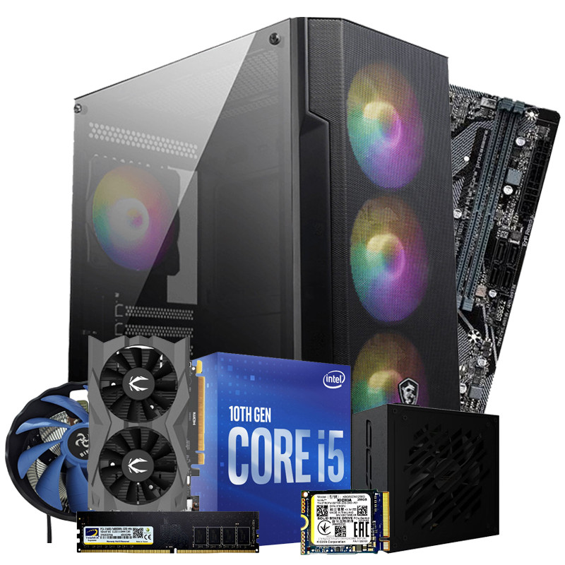 Pc De bureau Gamer KLAXXON i5 10Gén 16Go 256Go SSD RX 550 4Go DDR5 En Tunisie