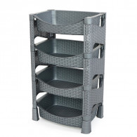 Porte Légume Rotin Sotufab Gris