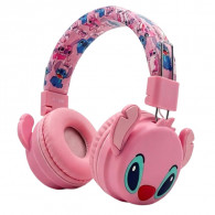 Casque Sans Fil Stitch AH-906 Rose En Tunisie