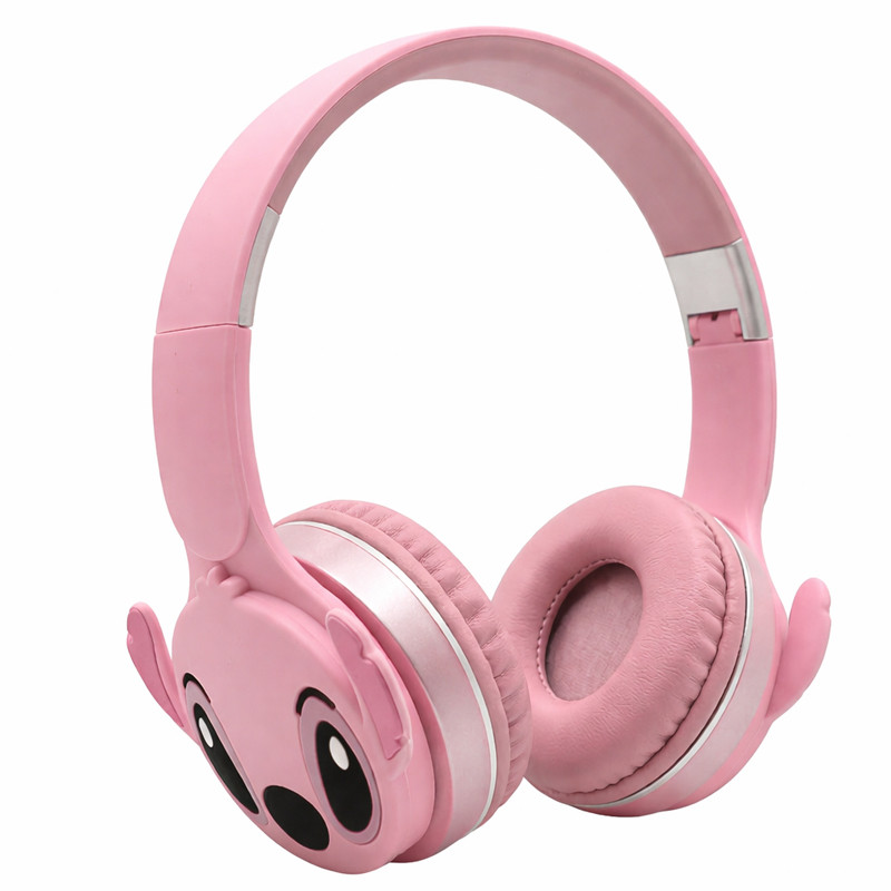 Casque Sans Fil Stitch 818C Rose En Tunisie