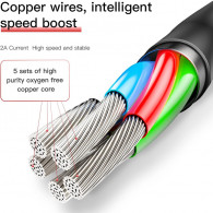 Adaptateur Audio Baseus L52 Pour Iphone Noir en Tunisie