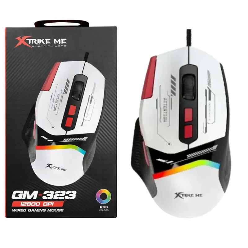 Souris Gamer Filaire Xtrike ME GM-323 Noir En Tunisie