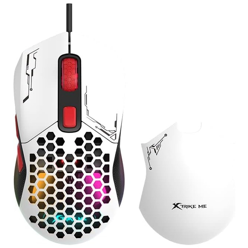 Souris Gamer Filaire Xtrike ME GM-316 Blanc En Tunisie