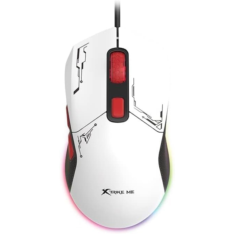 Souris Gamer Filaire Xtrike ME GM-316 Blanc En Tunisie